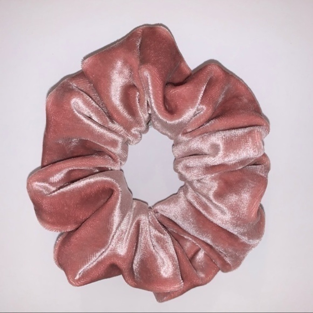 $7ea or 3/$15 Velvet/velour soft rose gold hair Scrunchie new